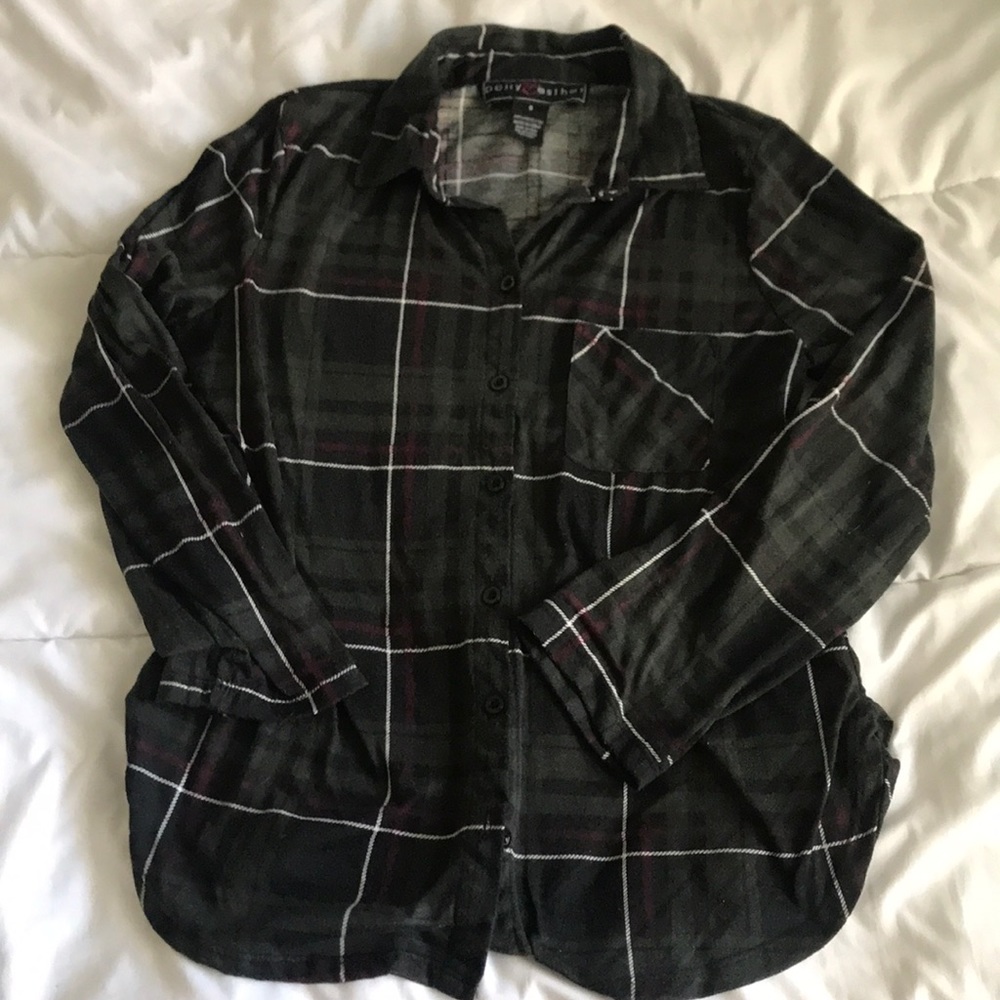 Dark Green Flannel